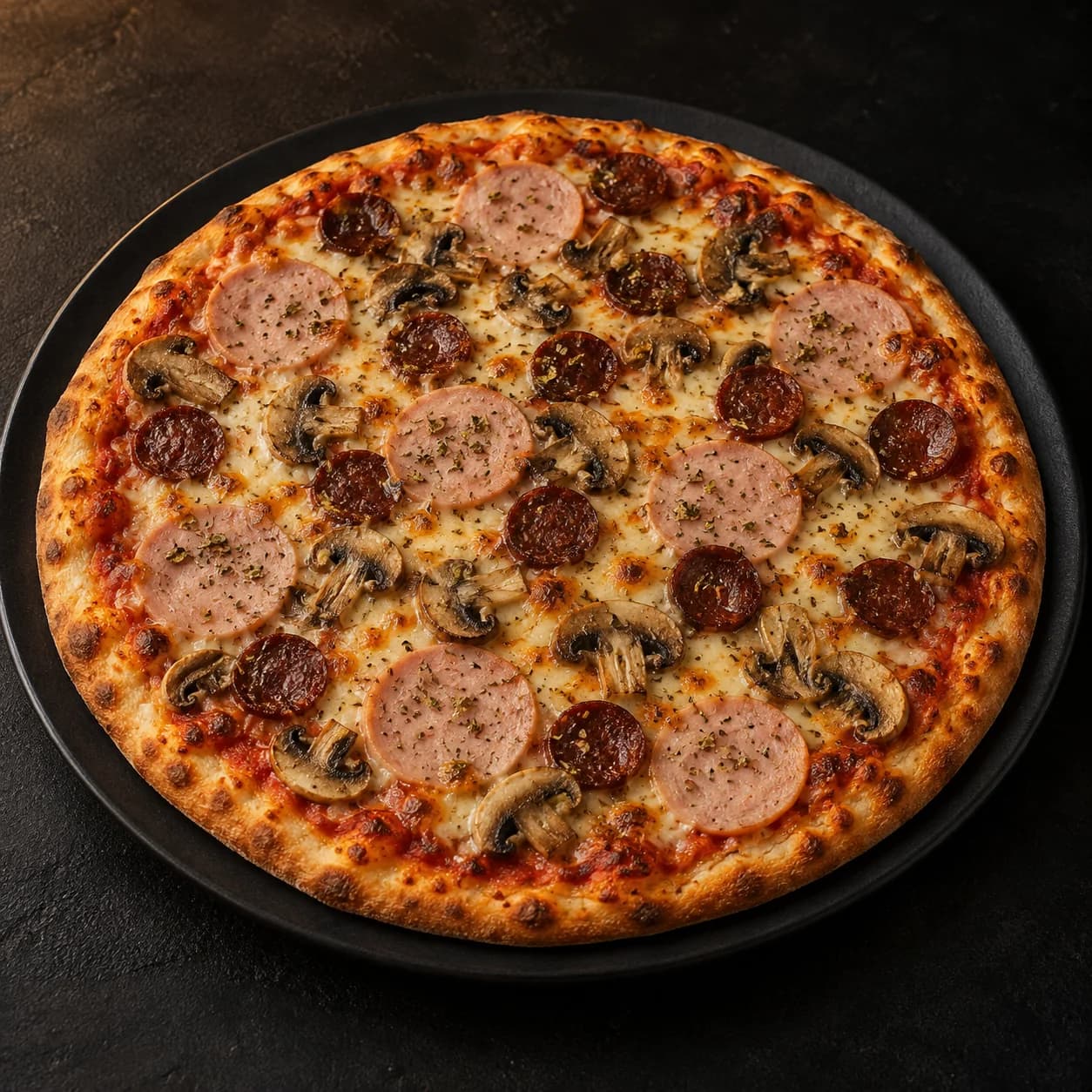 Miješana pizza — ilustrativni prikaz